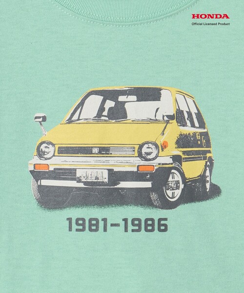 green label relaxing（グリーンレーベルリラクシング）の「【別注】＜URBAMENT＞Honda ロングスリーブ Tシャツ / キッズ 100cm-130cm（Tシャツ/カットソー・キッズ・ライム/イエロー/ネイビー・130cm/100cm/120cm/110cm）」の13枚目の写真