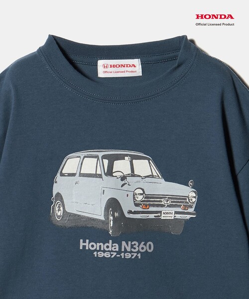 green label relaxing（グリーンレーベルリラクシング）の「【別注】＜URBAMENT＞Honda ロングスリーブ Tシャツ / キッズ 100cm-130cm（Tシャツ/カットソー・キッズ・ライム/イエロー/ネイビー・130cm/100cm/120cm/110cm）」の16枚目の写真