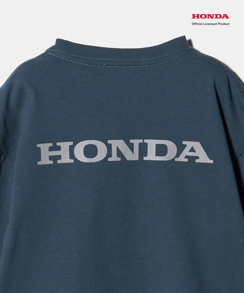 green label relaxing（グリーンレーベルリラクシング）の「【別注】＜URBAMENT＞Honda ロングスリーブ Tシャツ / キッズ 100cm-130cm（Tシャツ/カットソー・キッズ・ライム/イエロー/ネイビー・130cm/100cm/120cm/110cm）」の17枚目の写真