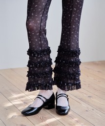 etre loin（エトルワン）の「Frill tulle print pants（その他パンツ）」