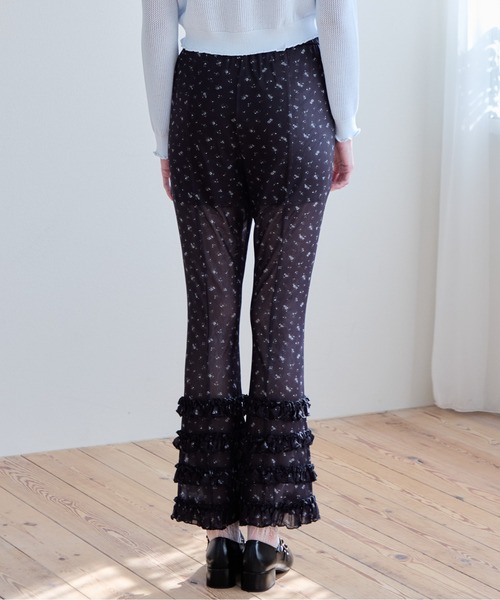 etre loin(エトルワン)の「Frill tulle print pants(その他パンツ・レディース・ホワイト/ブラック/アイボリー・M)」の22枚目の写真