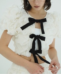 CLANE | W FACE CLOUD PUFF SLEEVE TOPS(その他トップス)