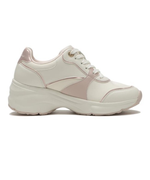Hawkins(ホーキンス)の「HAWKINS ホーキンス CHERIE 6.5 ヒールアップスニーカー HW20400 IVORY/PINK(スニーカー・レディース・マルチ・8/7h/7/6h/5h/6)」の7枚目の写真