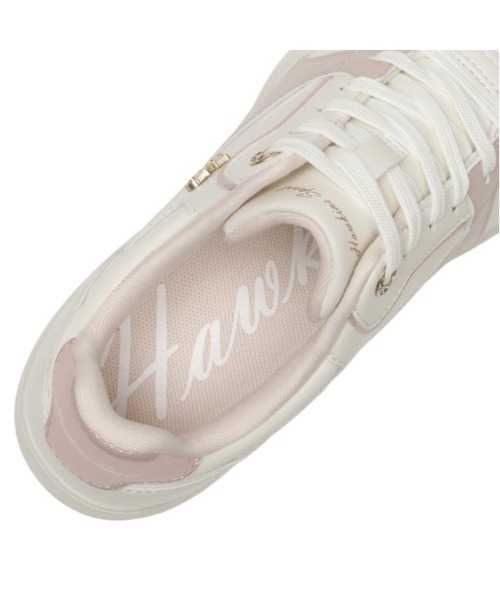 Hawkins(ホーキンス)の「HAWKINS ホーキンス CHERIE 6.5 ヒールアップスニーカー HW20400 IVORY/PINK(スニーカー・レディース・マルチ・8/7h/7/6h/5h/6)」の8枚目の写真