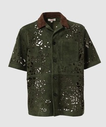 MASU（エムエーエスユー）の「ZIP-UP FRILL COLLAR SHIRT（シャツ