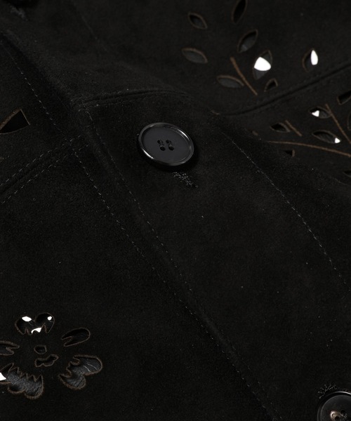 MASU(エムエーエスユー)の「BANDANA HOLE LEATHER HALF SLEEVE SHIRT(シャツ/ブラウス・メンズ・モスグリーン/ブラック・48/46)」の8枚目の写真