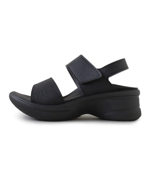 Re:getA(リゲッタ)の「Re:getA 軽量EVAバックベルトサンダル RE552(サンダル・レディース・シルバー/ブラック/マスタード/グレイッシュブルー/アイボリー・XL/L/M/S)」の9枚目の写真