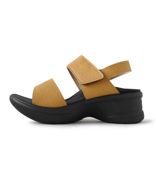 Re:getA(リゲッタ)の「Re:getA 軽量EVAバックベルトサンダル RE552(サンダル・レディース・シルバー/ブラック/マスタード/グレイッシュブルー/アイボリー・XL/L/M/S)」の15枚目の写真