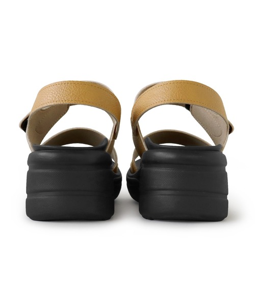 Re:getA(リゲッタ)の「Re:getA 軽量EVAバックベルトサンダル RE552(サンダル・レディース・シルバー/ブラック/マスタード/グレイッシュブルー/アイボリー・XL/L/M/S)」の19枚目の写真