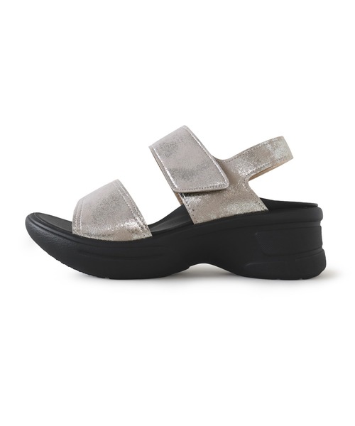 Re:getA(リゲッタ)の「Re:getA 軽量EVAバックベルトサンダル RE552(サンダル・レディース・シルバー/ブラック/マスタード/グレイッシュブルー/アイボリー・XL/L/M/S)」の22枚目の写真