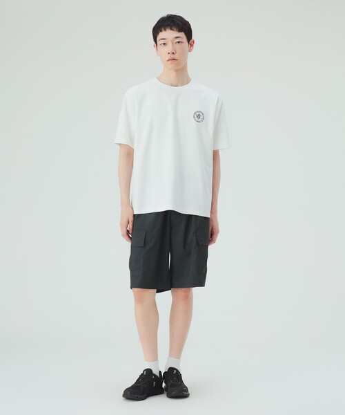 BEAMS HEART(ビームスハート)の「【7/9値下げ】MHC クイックドライ エンブレム Tシャツ(吸水速乾・ユニセックス)(Tシャツ/カットソー・メンズ・ホワイト/チャコールグレー/ベージュ・M/S/XL/L)」の6枚目の写真