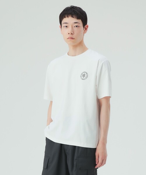 BEAMS HEART(ビームスハート)の「【7/9値下げ】MHC クイックドライ エンブレム Tシャツ(吸水速乾・ユニセックス)(Tシャツ/カットソー・メンズ・ホワイト/チャコールグレー/ベージュ・M/S/XL/L)」の4枚目の写真