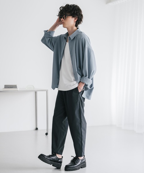 Rocky Monroe(ロッキーモンロー)の「接触冷感多機能素材リネンライク アンクルテーパードイージーパンツ(その他パンツ・メンズ・ブラウン/チャコール/ネイビー/オフホワイト/ブルーグリーン/ブラック/カーキ・M/L/XL)」の20枚目の写真