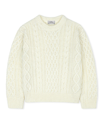ラウンドフィッシャーマンセミクロップニット11COLORCOOSKT050