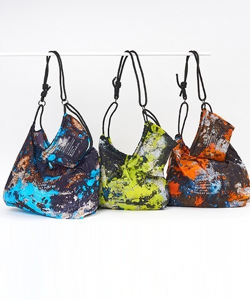 MAISON mou(メゾンムー)の「【sublimeroe/サブライム】PAINT MARCHE & MINI BAG(トートバッグ・レディース・イエロー/オレンジ/ブルー・FREE)」の4枚目の写真