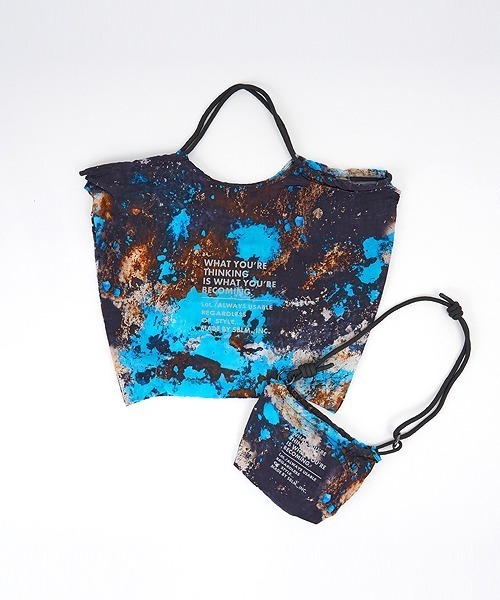 MAISON mou(メゾンムー)の「【sublimeroe/サブライム】PAINT MARCHE & MINI BAG(トートバッグ・レディース・イエロー/オレンジ/ブルー・FREE)」の5枚目の写真