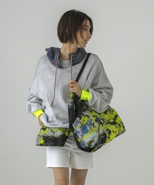 MAISON mou(メゾンムー)の「【sublimeroe/サブライム】PAINT MARCHE & MINI BAG(トートバッグ・レディース・イエロー/オレンジ/ブルー・FREE)」の11枚目の写真