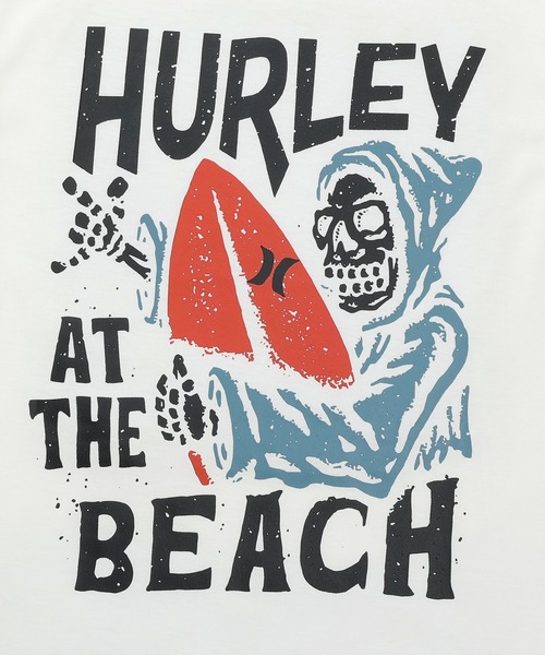 Hurley （ハーレー）の「【Hurley:ハーレー】バックプリントロゴタンクトップ　吸水速乾　AT THE BEACH SLEEVELESS（タンクトップ・メンズ・ホワイト/ライトブルー/ブラック・SMALL/MEDIUM/LARGE/X-LARGE）」の11枚目の写真