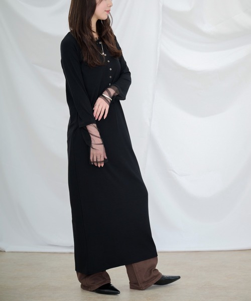 Dita Muaj.（ディータムアージュ）の「シアースリーブワンピース（ワンピース・レディース・ブラック・FREE）」の16枚目の写真