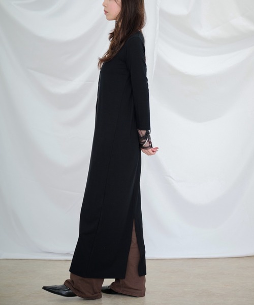 Dita Muaj.（ディータムアージュ）の「シアースリーブワンピース（ワンピース・レディース・ブラック・FREE）」の6枚目の写真