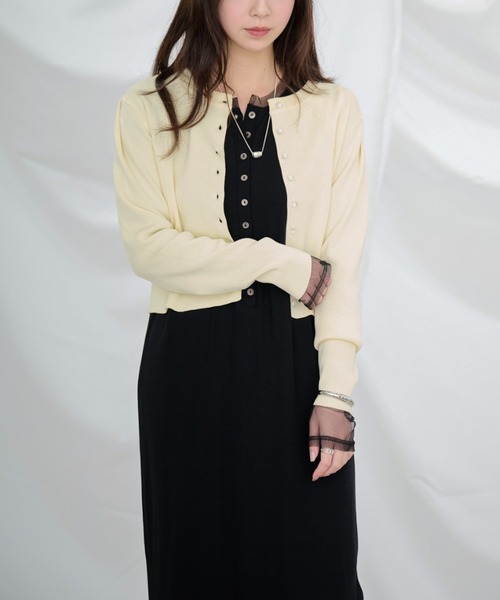 Dita Muaj.（ディータムアージュ）の「シアースリーブワンピース（ワンピース・レディース・ブラック・FREE）」の13枚目の写真