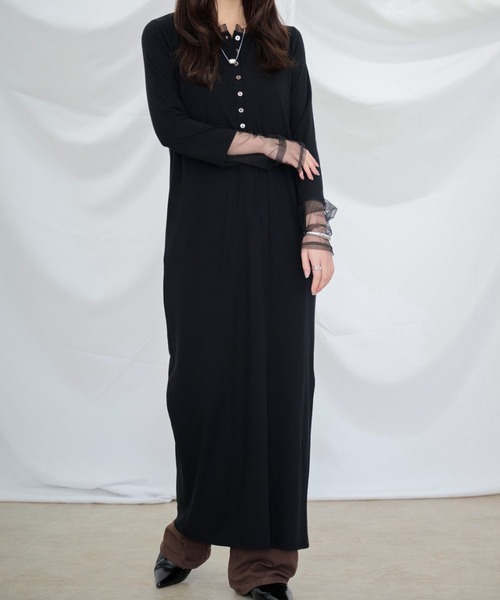 Dita Muaj.（ディータムアージュ）の「シアースリーブワンピース（ワンピース・レディース・ブラック・FREE）」の15枚目の写真