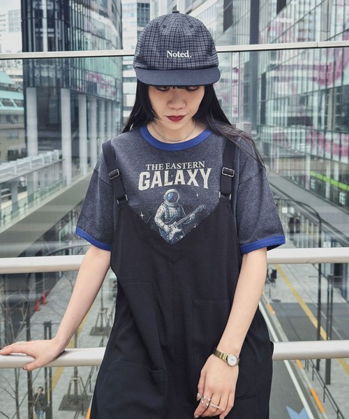 niko and...（ニコアンド）の「[MODE NORM CORE] メランジリンガークルーTシャツ（Tシャツ/カットソー・レディース・チャコール/ブルー/ナチュラル・LARGE/MEDIUM）」の8枚目の写真