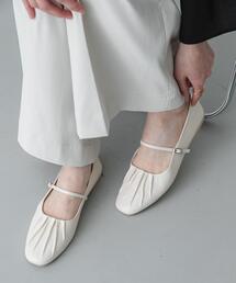 SENSE OF PLACE by URBAN RESEARCH | ギャザーフラットパンプス(パンプス)