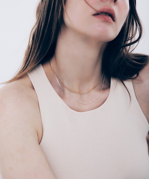 ミュージシャン 4Way Mix Chain Necklace (Silver925) silver925】Mix Chain Necklace / ミックスチェーンネックレス