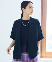 ラスティックメッシュハーフスリーブ ジャケット