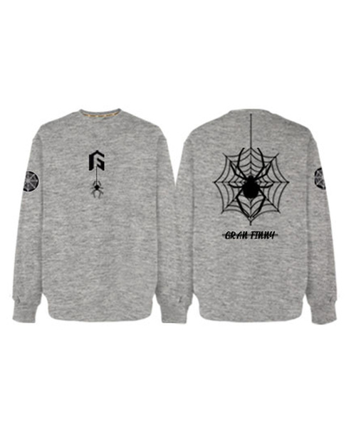 GRANFINNY(グランフィニ)の「オーバーサイズ スパイダーマン スウェットシャツ M3(Tシャツ/カットソー・レディース・ブラック/レッド/クリーム/グレー・SMALL/MEDIUM/LARGE/X-LARGE)」の2枚目の写真