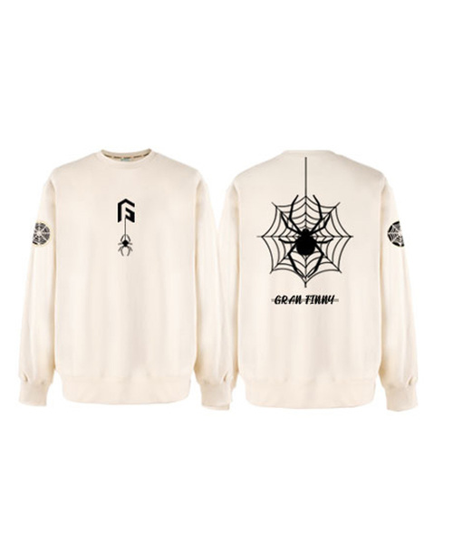 GRANFINNY(グランフィニ)の「オーバーサイズ スパイダーマン スウェットシャツ M3(Tシャツ/カットソー・レディース・ブラック/レッド/クリーム/グレー・SMALL/MEDIUM/LARGE/X-LARGE)」の3枚目の写真