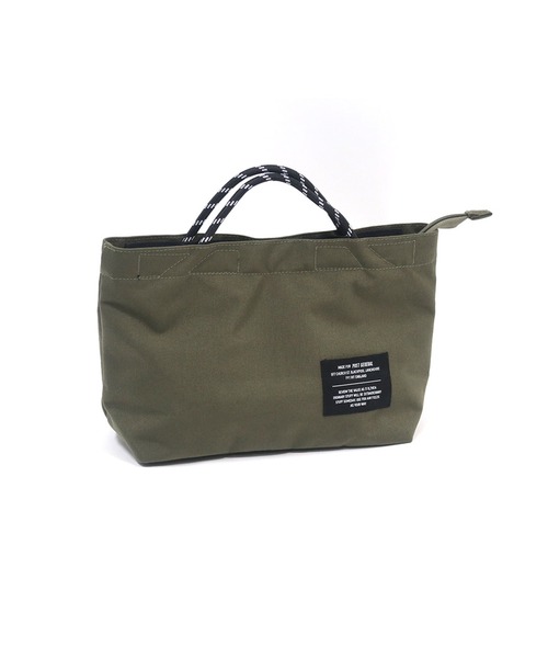 POST GENERAL（ポストジェネラル）の「POST GENERAL ポストジェネラル THE LUNCH COOLER TOTE ザ ランチクーラートート（トートバッグ・メンズ・グレー/ブラック/オリーブ/ネイビー・FREE）」の9枚目の写真