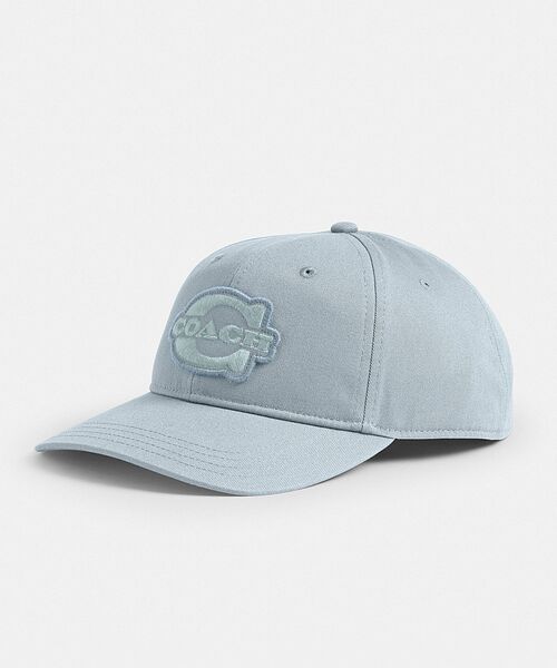 COACH（コーチ）の「ソーホー フラット ブリム ベースボール ハット（キャップ・レディース・ブルー系その他・ONE）」の5枚目の写真