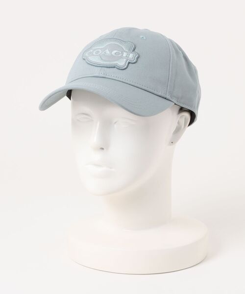 COACH（コーチ）の「ソーホー フラット ブリム ベースボール ハット（キャップ・レディース・ブルー系その他・ONE）」の3枚目の写真