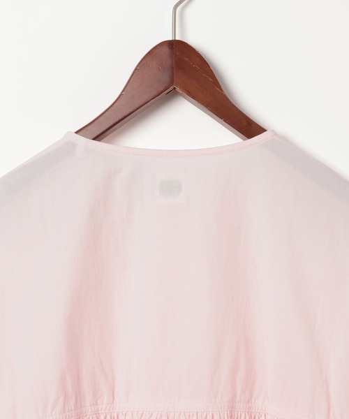 ORCIVAL（オーシバル）の「【ORCIVAL(オーシバル)】ギャザーロングスリーブブラウス（シャツ/ブラウス・レディース・ブラック/ピンク・FREE）」の5枚目の写真