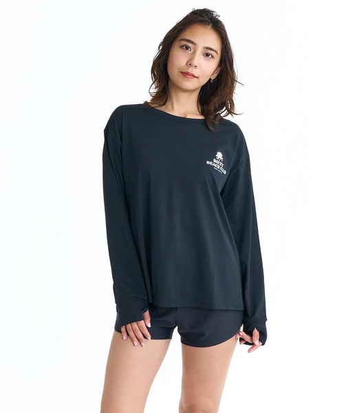 セール】ROXY/ロキシー 水着 4点セット ビキニ 花柄 長袖ラッシュ