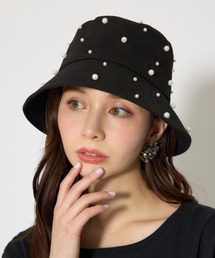 フェイクパールバケットハット 春服 夏服