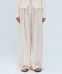 JKOO（ジェイクー）の「Palazzo Banding Pants _ Ivory（スウェットパンツ）」