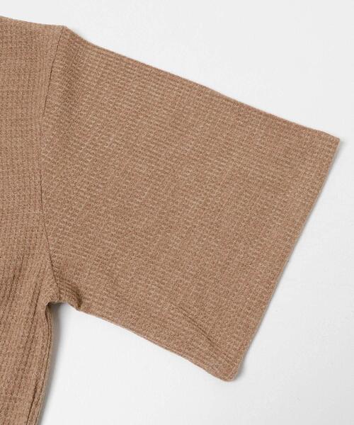 SENSE OF PLACE by URBAN RESEARCH（センスオブプレイスバイアーバンリサーチ）の「ソフトワッフルエクストラルーズTシャツ（Tシャツ/カットソー・メンズ・ベージュ/ブラウン/グレー・LARGE/MEDIUM）」の21枚目の写真