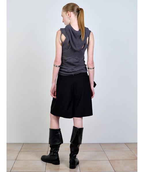 NACHE(ナチェ)の「NACHE/ナチェ/WRAP BERMUDA PANTS(スカート・レディース・ブラック・S/M)」の9枚目の写真