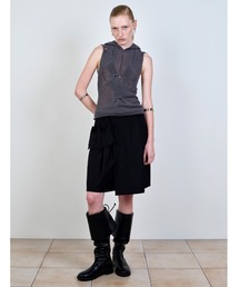 NACHE（ナチェ）の「NACHE/ナチェ/WRAP BERMUDA PANTS（スカート）」