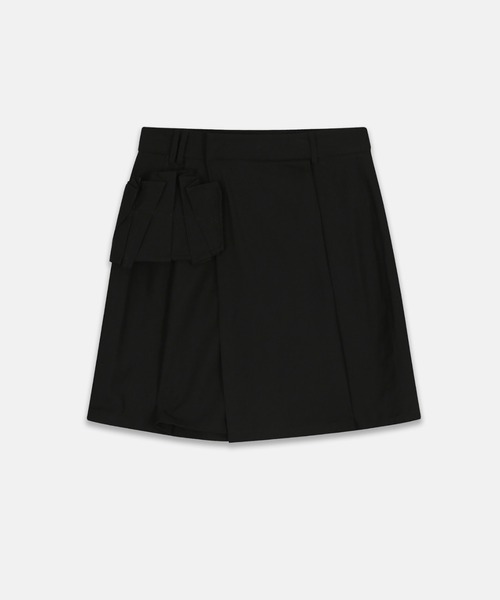 NACHE(ナチェ)の「NACHE/ナチェ/WRAP BERMUDA PANTS(スカート・レディース・ブラック・S/M)」の3枚目の写真