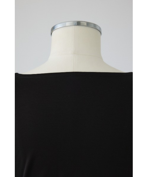 RIM.ARK(リムアーク)の「Soft touch comfy tops ソフトタッチコンフィトップス(Tシャツ/カットソー・レディース・ブラック/ダークブルー/ライトイエロー/杢グレー・FREE)」の21枚目の写真
