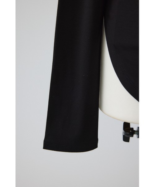 RIM.ARK(リムアーク)の「Soft touch comfy tops ソフトタッチコンフィトップス(Tシャツ/カットソー・レディース・ブラック/ダークブルー/ライトイエロー/杢グレー・FREE)」の22枚目の写真