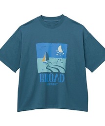 Belle Maison（ベルメゾン）の「抗菌防臭プリントビッグシルエット半袖Ｔシャツ（Tシャツ/カットソー）」