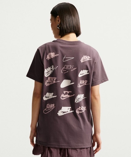 NIKE（ナイキ）の「ナイキ NIKE ナイキ   NSW クラシック BF ST5 S/S Tシャツ（Tシャツ/カットソー・レディース・ブラック/ブラウン・S/M/L/XL）」の3枚目の写真