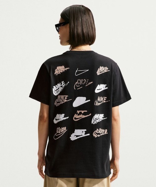 NIKE（ナイキ）の「ナイキ NIKE ナイキ   NSW クラシック BF ST5 S/S Tシャツ（Tシャツ/カットソー・レディース・ブラック/ブラウン・S/M/L/XL）」の11枚目の写真