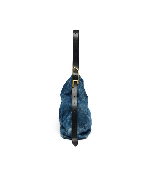 DIESEL(ディーゼル)の「ウィメンズ ホーボーバッグ D-LINE HOBO(ショルダーバッグ・レディース・インディゴブルー・UNI)」の2枚目の写真
