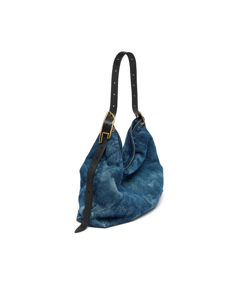 DIESEL(ディーゼル)の「ウィメンズ ホーボーバッグ D-LINE HOBO(ショルダーバッグ・レディース・インディゴブルー・UNI)」の3枚目の写真
